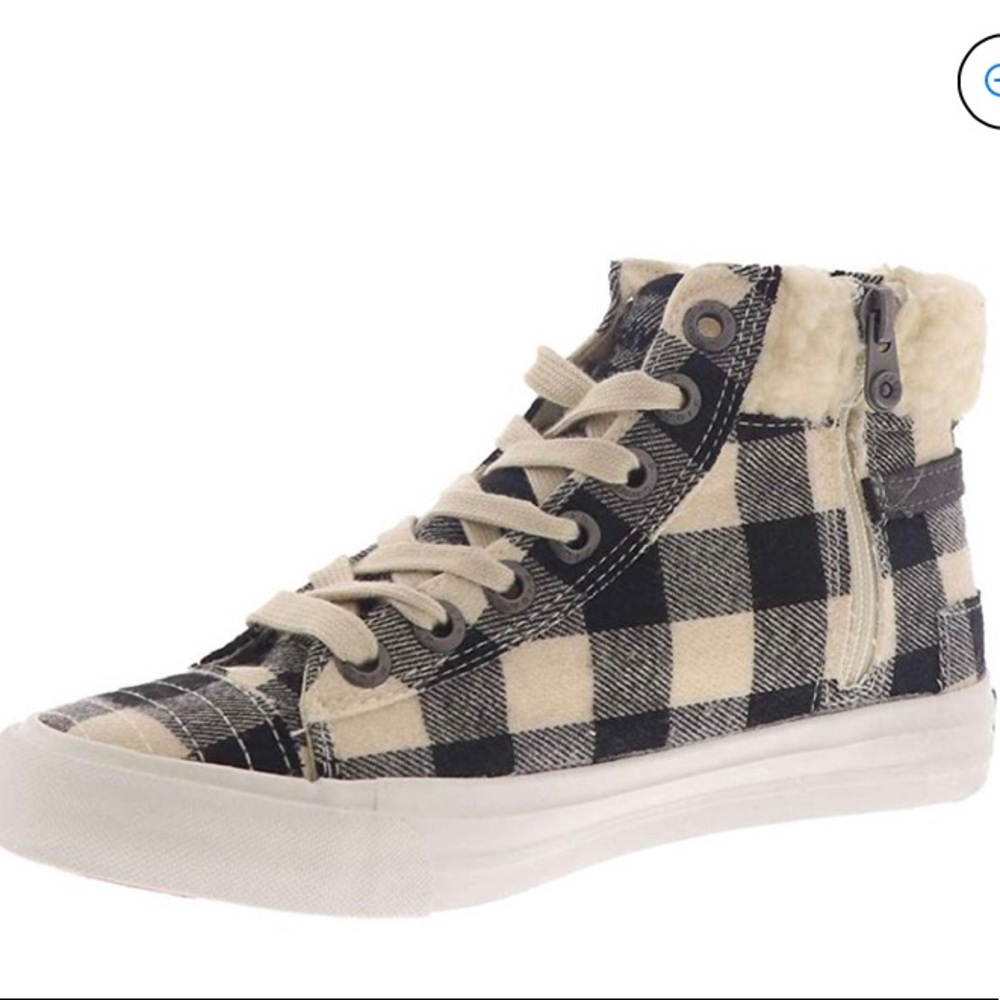 Blowfish Buffalo Plaid Hightop Shoes